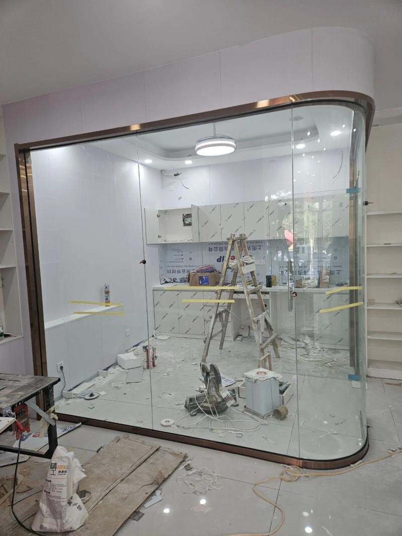 高淳区热弯弧形玻璃异形展柜玻璃 - 排名